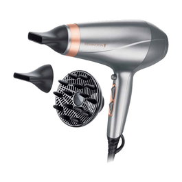 Remington AC8820 Secador Pelo Profesional AC 2200W 3 Temperaturas 2 Velocidades 41 m/s Accesorios Plata