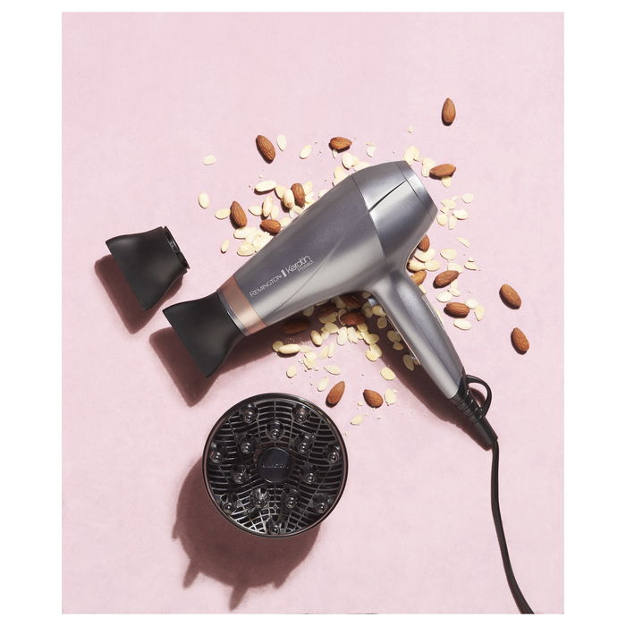 Remington AC8820 Secador Pelo Profesional AC 2200W 3 Temperaturas 2 Velocidades 41 m/s Accesorios Plata Remington AC8820 Secador Pelo Profesional AC 2200W 3 Temperaturas 2 Velocidades 41 m/s Accesorios Plata