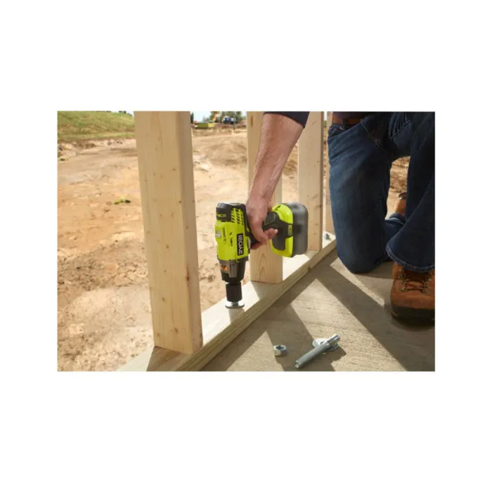 Ryobi Destornillador de 18V con Batería 2.0 Ah, Cargador Rápido y 3 Enchufes Ryobi Destornillador de 18V con Batería 2.0 Ah, Cargador Rápido y 3 Enchufes