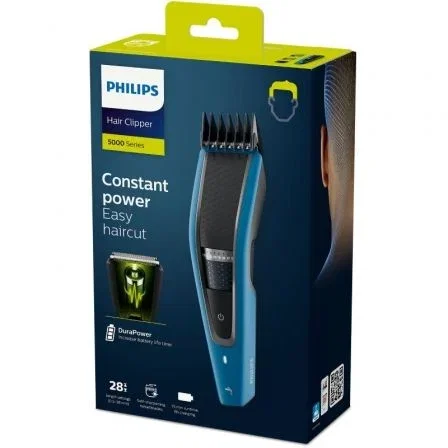 Philips Hairclipper Series 5000 HC5612/15 Cortapelos con Batería/con Cable, 3 Accesorios