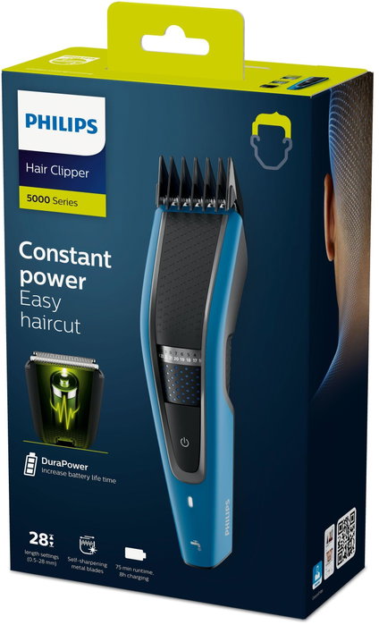 Philips Cortapelos 5000 series HC5612/15 Negro, Azul Philips Cortapelos 5000 series HC5612/15 Negro, Azul