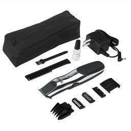 Wahl 9918-1416 Cortabarbas con y sin Cable, Cuchillas de Carbono Autoafilables, Autonomía 60 min, Precisión 2-12 mm Wahl 9918-1416 Cortabarbas con y sin Cable, Cuchillas de Carbono Autoafilables, Autonomía 60 min, Precisión 2-12 mm