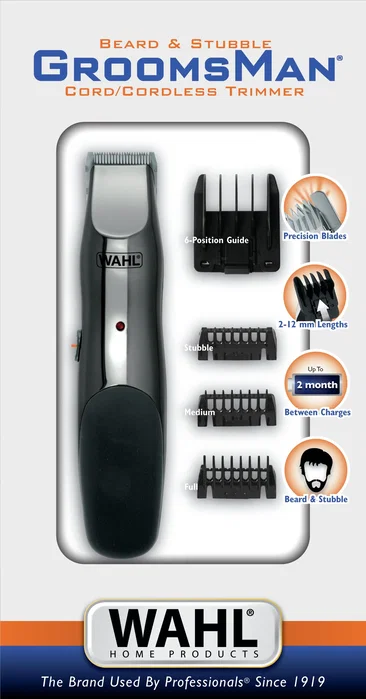 Wahl Groomsman 9918-1416 Cortabarbas Recargable con y sin Cable Wahl Groomsman 9918-1416 Cortabarbas Recargable con y sin Cable