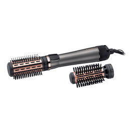 Remington Keratin Protect AS8810 Cepillo de Aire Caliente con Vapor, Plata/Negro/Dorado