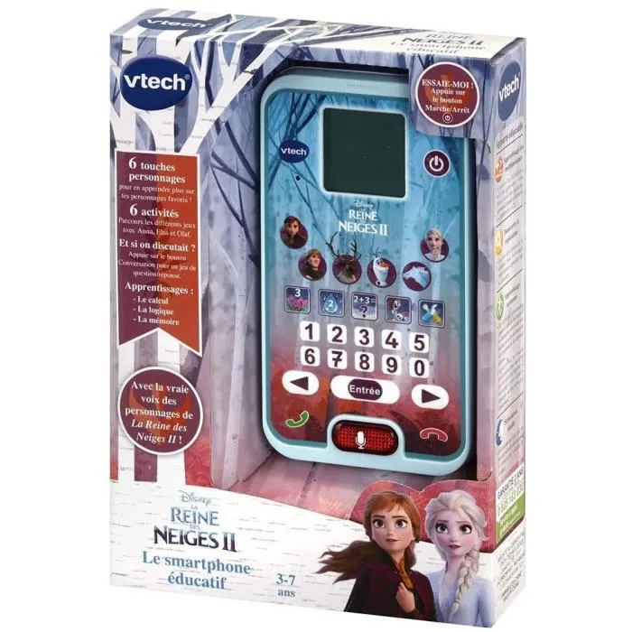 Vtech 526105 Frozen II El teléfono inteligente educativo Idioma francés para niños Vtech 526105 Frozen II El teléfono inteligente educativo Idioma francés para niños