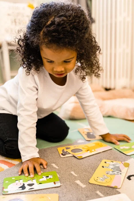 Nathan La Petite Ecole Juego de asociación Mamás y Bebés A partir de 3 años