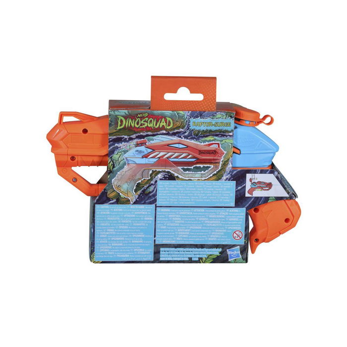 Nerf F2795 Supersoaker Raptor Surge DinoSquad Lanzador de Agua para Niños +6 Años
