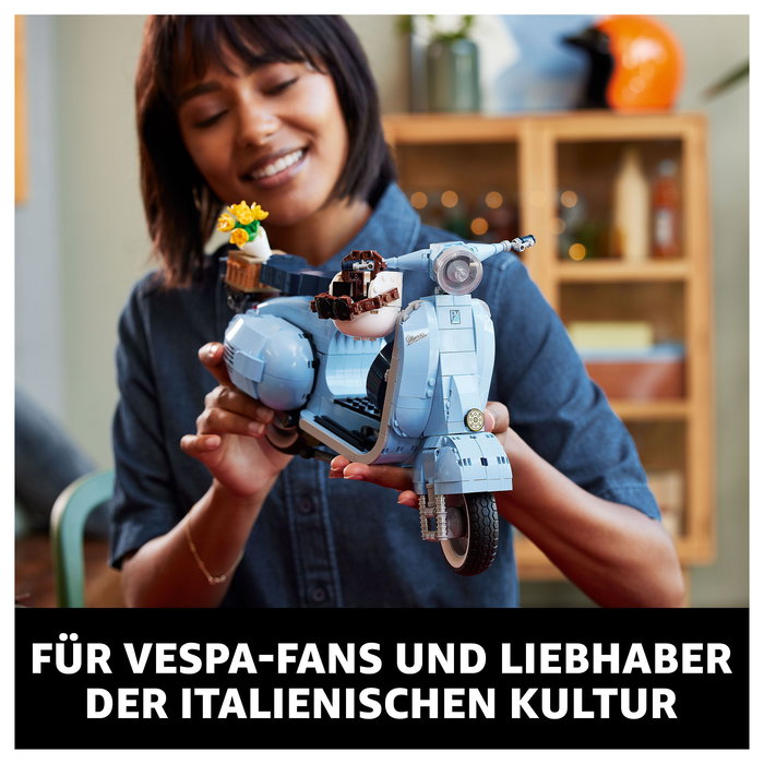 LEGO ICONS Vespa 125 Set de Construcción Creator Expert 10298, Modelo para Adultos, 1107 Piezas