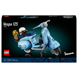 LEGO ICONS Vespa 125 Set de Construcción Creator Expert 10298, Modelo para Adultos, 1107 Piezas