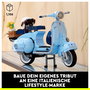 LEGO ICONS Vespa 125 Set de Construcción Creator Expert 10298, Modelo para Adultos, 1107 Piezas
