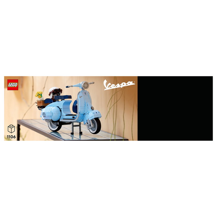 LEGO ICONS Vespa 125 Set de Construcción Creator Expert 10298, Modelo para Adultos, 1107 Piezas