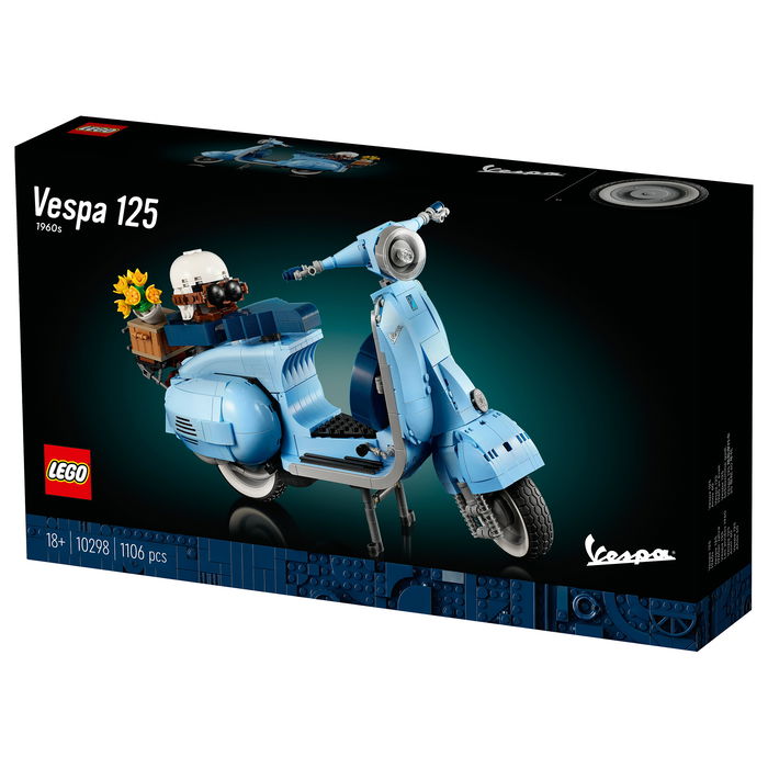 LEGO ICONS Vespa 125 Set de Construcción Creator Expert 10298, Modelo para Adultos, 1107 Piezas