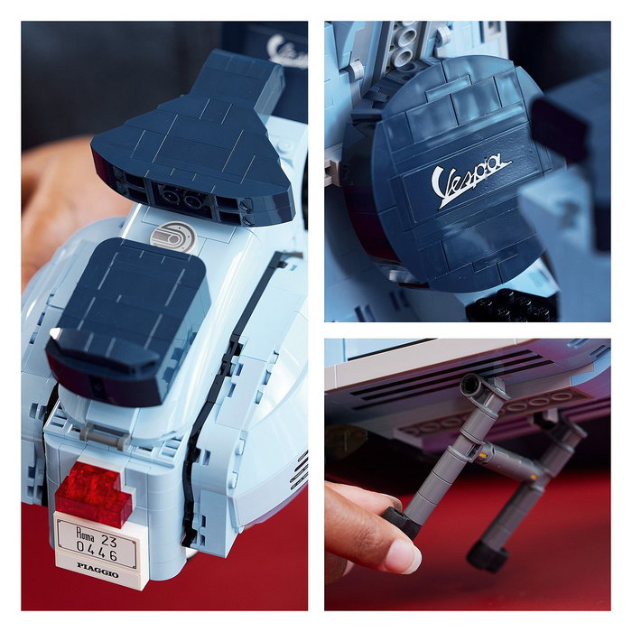 LEGO ICONS Vespa 125 Set de Construcción Creator Expert 10298, Modelo para Adultos, 1107 Piezas