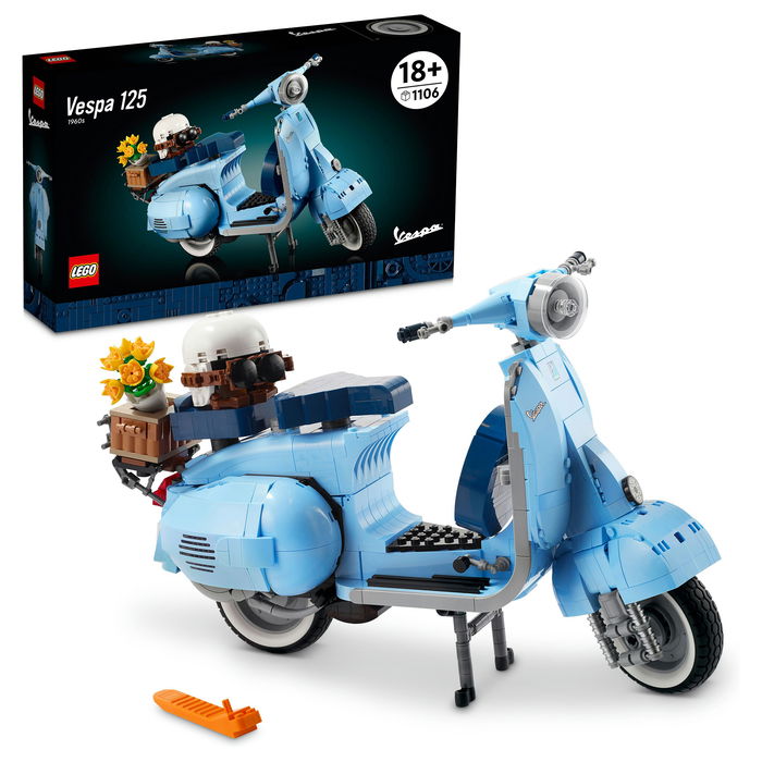 LEGO ICONS Vespa 125 Set de Construcción Creator Expert 10298, Modelo para Adultos, 1107 Piezas