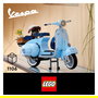 LEGO ICONS Vespa 125 Set de Construcción Creator Expert 10298, Modelo para Adultos, 1107 Piezas