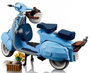 LEGO Creator Expert Vespa 125, Modelo de Exhibición Azul Pastel
