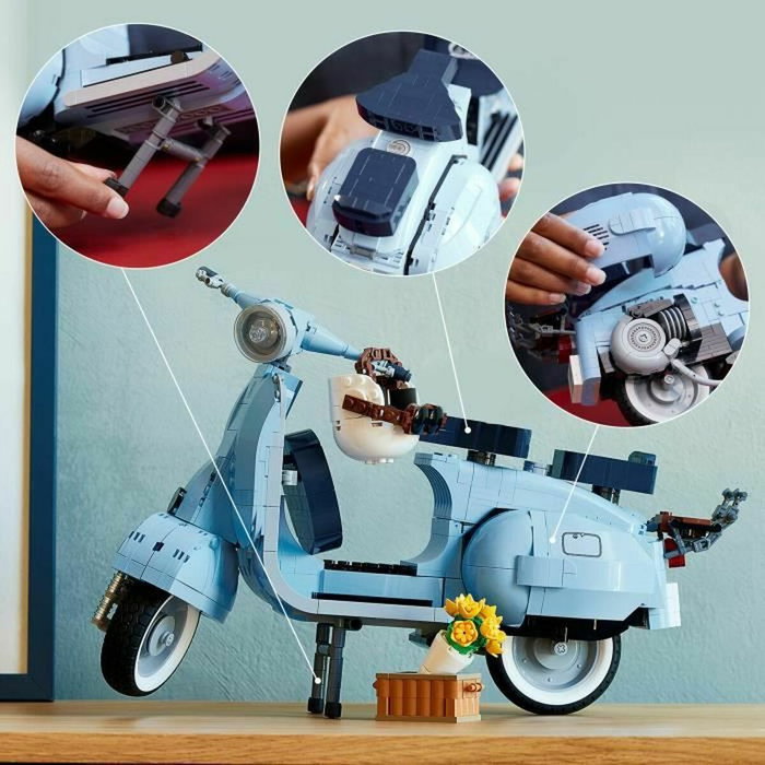 LEGO Creator Expert Vespa 125, Modelo de Exhibición Azul Pastel LEGO Creator Expert Vespa 125, Modelo de Exhibición Azul Pastel