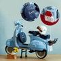 LEGO Creator Expert Vespa 125, Modelo de Exhibición Azul Pastel