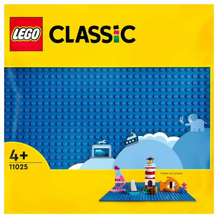 LEGO Classic Base Azul 11025, Juego Construcción, 4+ Años, 1 Pieza, Plástico