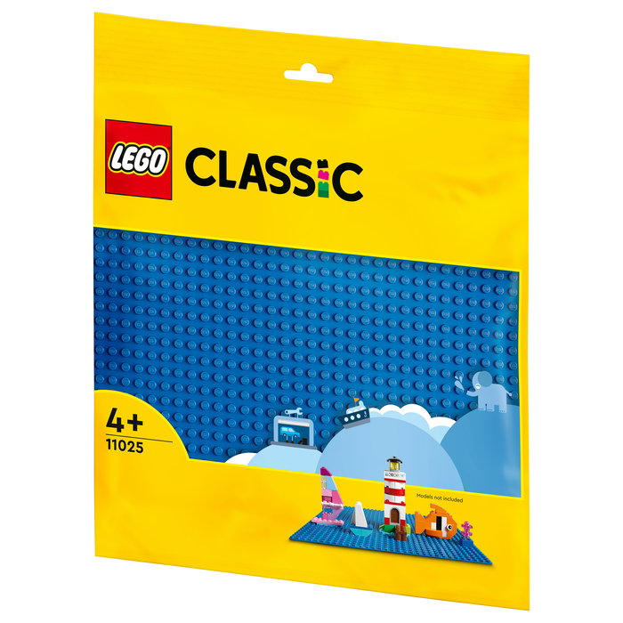 LEGO Classic Base Azul 11025, Juego Construcción, 4+ Años, 1 Pieza, Plástico