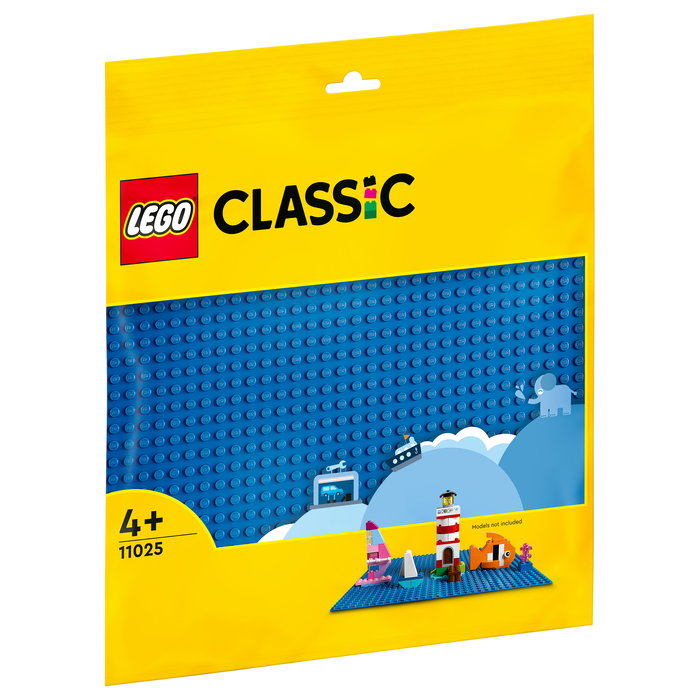 LEGO Classic Base Azul 11025, Juego Construcción, 4+ Años, 1 Pieza, Plástico