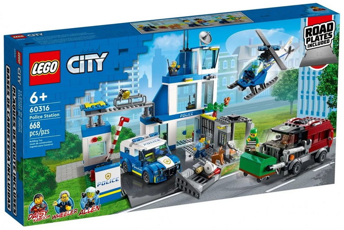 LEGO 60316 Comisaría de Policía de la Ciudad con Vehículos y Minifiguras LEGO 60316 Comisaría de Policía de la Ciudad con Vehículos y Minifiguras