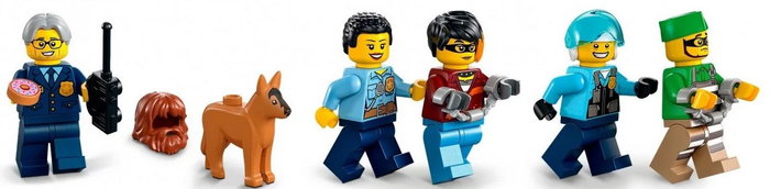 LEGO 60316 Comisaría de Policía de la Ciudad con Vehículos y Minifiguras LEGO 60316 Comisaría de Policía de la Ciudad con Vehículos y Minifiguras