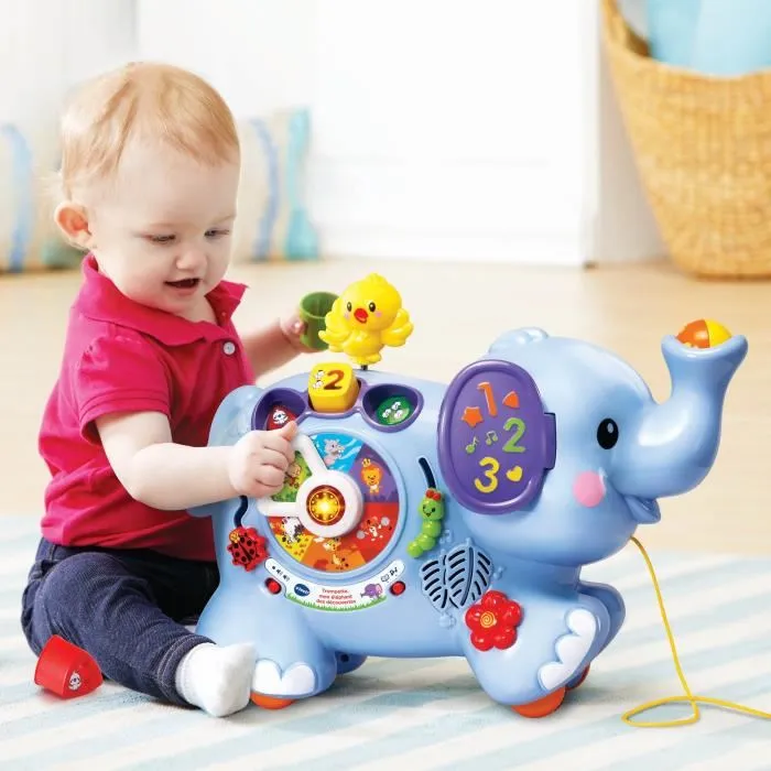 VTech Baby Trompeta mi elefante de los descubrimientos camina con música y sonidos divertidos VTech Baby Trompeta mi elefante de los descubrimientos camina con música y sonidos divertidos