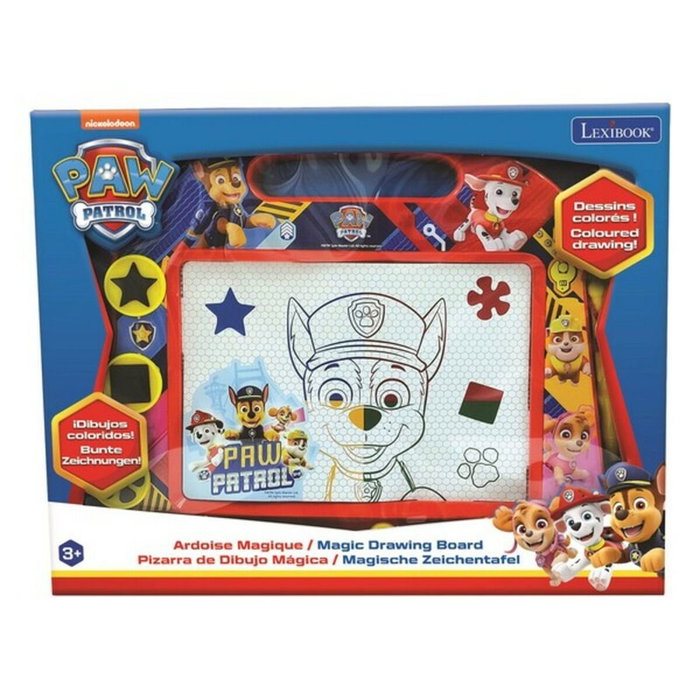 Lexibook Pizarra mágica de Patrulla Canina Paw Patrol formato A5