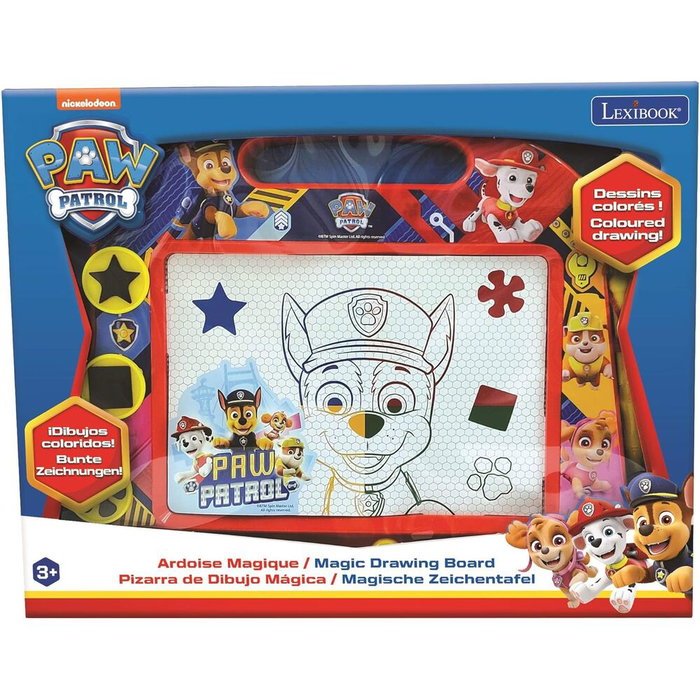 Lexibook Pizarra mágica de Patrulla Canina Paw Patrol formato A5