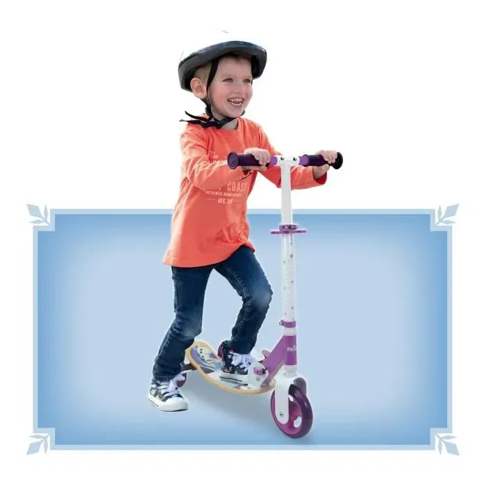 Smoby Patinete Plegable 3 Ruedas Madera Frozen Niños