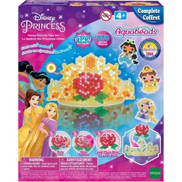 Aquabeads La Tiara de las Princesas Disney: Crea Diademas de Belle, Jasmine y Rapunzel con Perlas y Agua