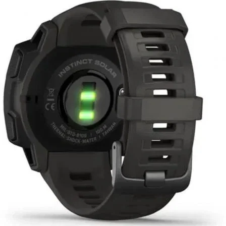 Smartwatch Garmin Instinct Solar/ Notificaciones/ Frecuencia Cardíaca/ GPS/ Grafito