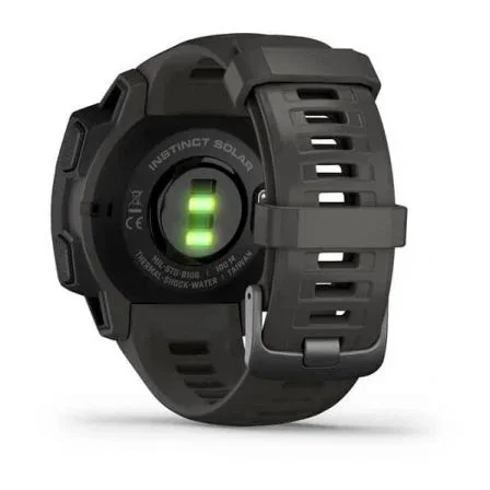 Smartwatch Garmin Instinct Solar/ Notificaciones/ Frecuencia Cardíaca/ GPS/ Grafito