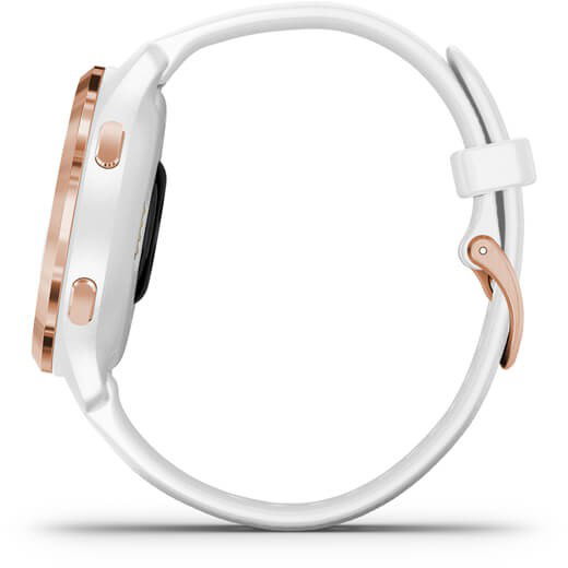 Garmin Venu 2S, Oro rosa y Correa blanca