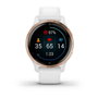 Garmin Venu 2S, Oro rosa y Correa blanca