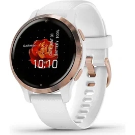Garmin Venu 2S, Oro rosa y Correa blanca