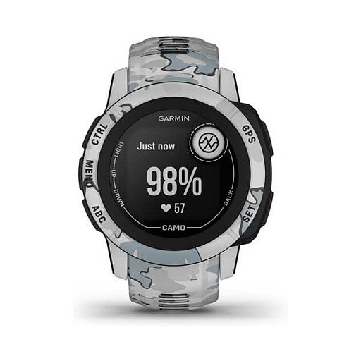 Garmin Instinct 2S Camo Edition Reloj inteligente GPS con monitor de frecuencia cardíaca y seguimiento de actividad, resistente al agua 10 ATM, 50 días de batería