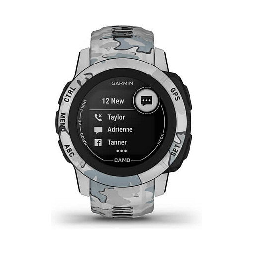 Garmin Instinct 2S Camo Edition Reloj inteligente GPS con monitor de frecuencia cardíaca y seguimiento de actividad, resistente al agua 10 ATM, 50 días de batería