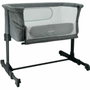 Nania Cama Cododo gris ajustable con 5 alturas y colchón de 4 cm