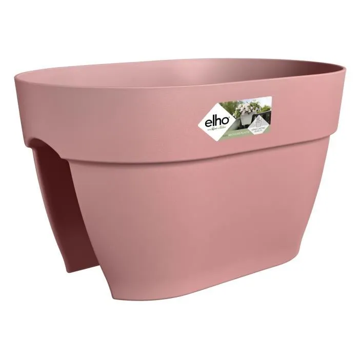 Elho Maceta Vibia Campana Flower Bridge 40 Dusty Pink Balcón Exterior L 26 x W 39 x H 22 cm Elho Maceta Vibia Campana Flower Bridge 40 Dusty Pink Balcón Exterior L 26 x W 39 x H 22 cm