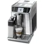 Delonghi ECAM650.55.MS Trituradora conectada Espresso PrimaDonna Elite - Gris, Robot de café conectado con LCD, 400gr