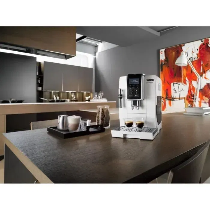Delonghi ECAM 350.35.W Molinillo espresso DINAMICA Táctil 4 recetas - Blanco