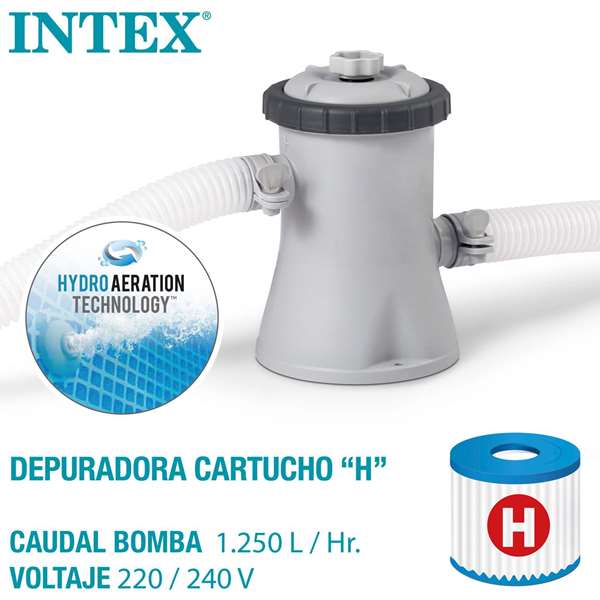 Intex Piscina Easy Set 305x76cm con Depuradora 1250 l/h