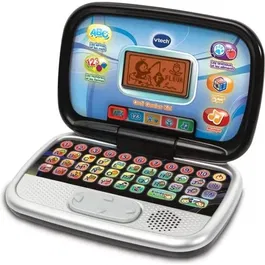 VTECH Ordi Genius Kid - Computadora Educativa Interactiva con 20 Actividades, Idioma Francés