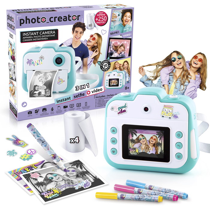 Canal Toys Photo Creator Cámara de Impresión Instantánea 3 en 1