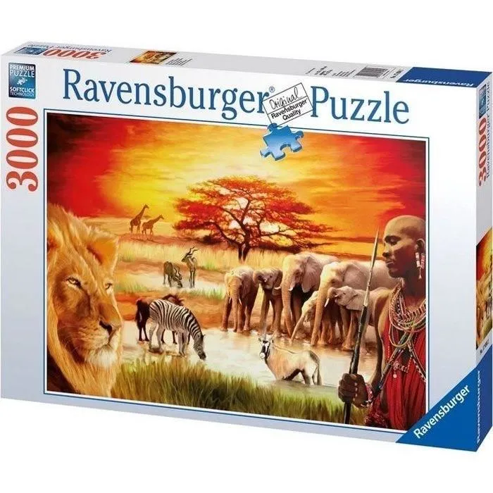 Ravensburger Puzzle 3000 Piezas Orgullo de Massai Fantasy