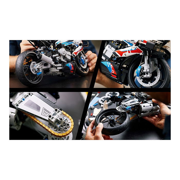 LEGO Technic BMW M 1000 RR 42130 - Juego de Construcción de Moto (1921 Piezas) para Adultos 18+
