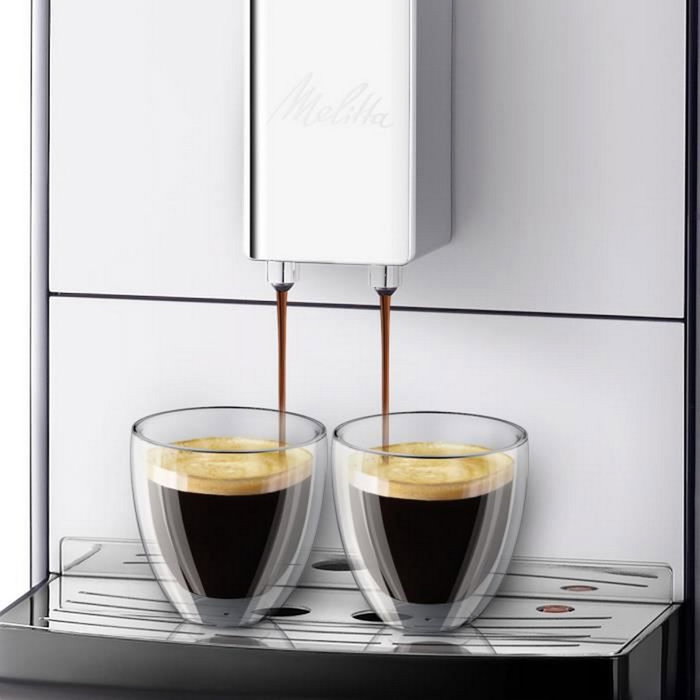 Melitta Caffeo Solo E950-103 Máquina de espresso automática con molinillo - Plata