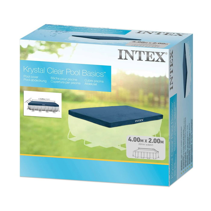 Intex Cubierta para Piscina Rectangular Tubular 4x2m 28037